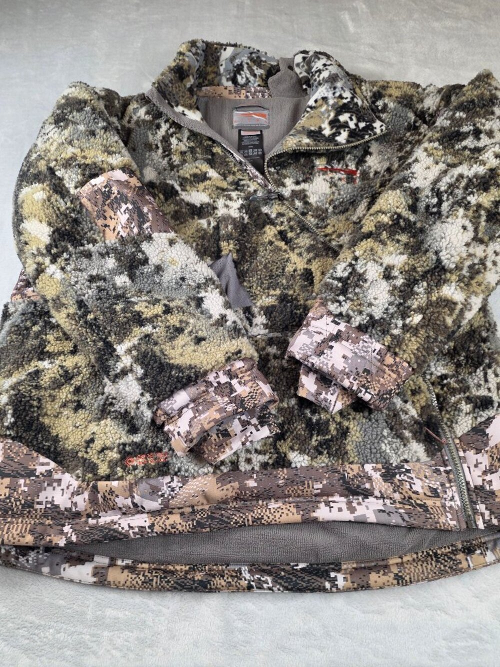Sitka 50226 Fleece Pullover Mens Xl Gore Infinium Windstopper Camo Jacket Coat